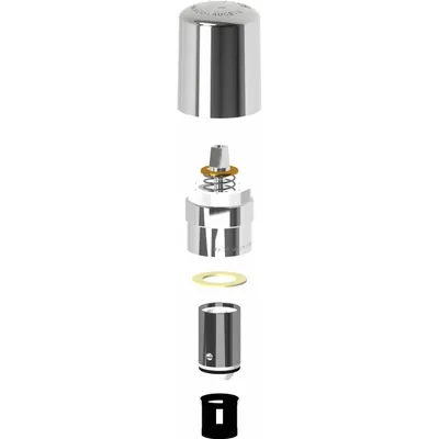 CHICAGO FAUCETS Faucet Handle Kit: Chicago Faucets, For Manual Faucets Series, Push Button Handle - Metering Faucet Handles