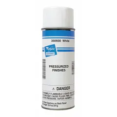 OEM-specified spray paint for color-matched touch-ups on Whirlpool refrigerators and freezers. Restores the original white finish on appliance surfaces, helping maintain a uniform appearance without replacing panels.