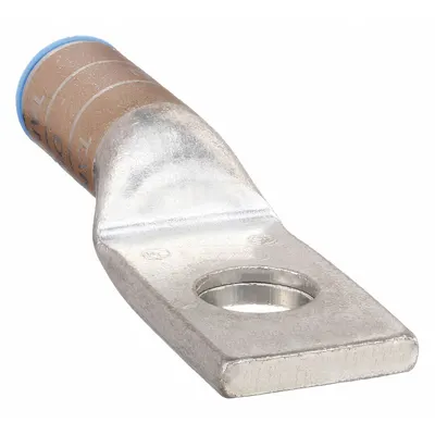 THOMAS & BETTS Compression Lug: 1/2 in Stud Size, 1/0 AWG / 1/0 AWG For Wire Sizes - One-Hole Compression Lugs