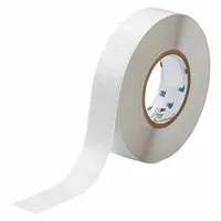 Precut label roll measuring 1/4 in x 1 1/4 in, made of polyimide with permanent adhesive and a white matte finish. Compatible with i7100 printer series. Suitable for durable identification in industrial electrical and control panel applications