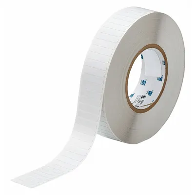 BRADY Pre-Cut Label Stock Roll: 1/4 in x 1 1/4 in, 1/4 in, Polyimide, Permanent Adhesive - Brady Precut Label Rolls