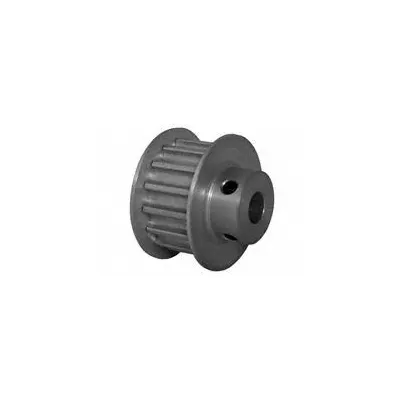 Dayton Timing Pulley: Curvilinear, Fixed, For HTD Timing Belt Section, For 9 mm Belt Wd - HTD Section Fixed-Bore Timing Pulleys with Hub
