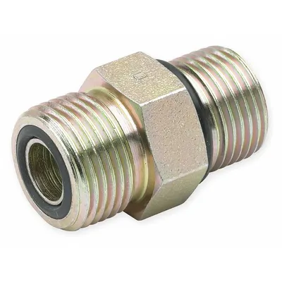 PARKER Compression Fitting Adapter: 1/2 in OD x 1/2 in Pipe Size, 9/16-18 Thread Size - O-Ring Face Seal Steel Compression Fittings