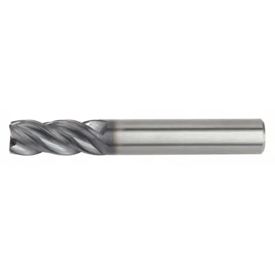 WIDIA HANITA Corner Chamfer End Mill: Carbide, AlTiN Coated, 4 Flute, 16 mm Mill Dia - Fast-Cutting Carbide Corner-Chamfer End Mills for Steel & Cast Iron