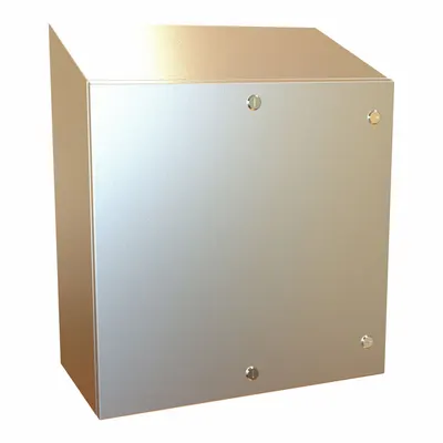 HAMMOND Electrical Enclosure: 304 Stainless Steel, 24 in x 24 in x 12 in, NEMA 12/13/3R/4/4X - Stainless Steel Enclosures