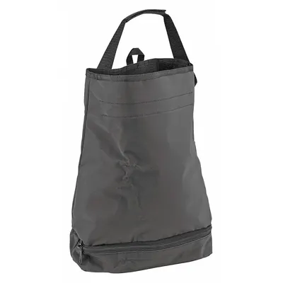 BELL Litter Bag with Disposable Liners: Trash Container, Black, 4 in Lg - Vehicle Trash Receptacles