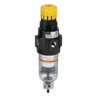 PARKER Filter Regulator: 14 Series, 1/4 in NPT, 18 scfm, 5 micron, 0 psig to 125 psig, Auto Drain (MPN 14E15B13FC)