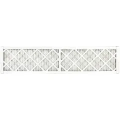 Pleated Air Filter: 46 in x 11 in x 1 in, MERV 7, Synthetic Media, Beverage Board Frame
