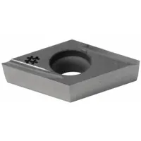 Diamond indexable turning insert for precision turning operations. Designed for metalworking applications requiring fine surface finish and dimensional accuracy. Geometry optimized for cutting performance