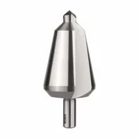 Cobalt drill bit designed for drilling precise holes in tubes and sheet metal. Features a 3-flats shank for secure grip in standard drilling operations. Available in sizes from 24 mm to 40 mm. Not impact rated