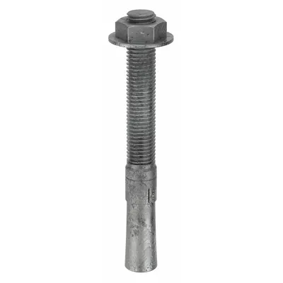 MKT FASTENING 3/4"-10 x 7" Galvanized Steel Wedge Anchor, 5-Pack - Steel Wedge Anchors