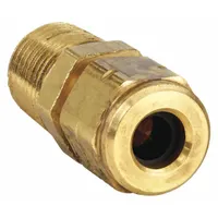 PARKER Compression Fitting Adapter: 1/4 in OD x 1/4 in Pipe Fitting Size, Compression x MNPT, 10 PK (MPN 68VL-4-4)
