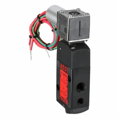 ASCO Solenoid Valve: 3-Way, Configurable, 1/4 in Pipe Size, 110V AC/120V AC - 3-Way/2-Position, Configurable Solenoid Valves