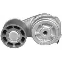 The DAYCO 89435 is a heavy-duty self-adjusting belt tensioner with a single pulley. It automatically maintains proper tension on engine accessory belts, reducing slip, noise, and wear. Suitable for demanding applications in fleet and vehicle maintenance
