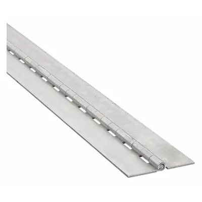 OEM Full Surface-Mount Piano Hinge, Aluminum, 96 in Leaf Ht, 1 1/2 in Leaf Wd - Full Surface-Mount Piano Hinges