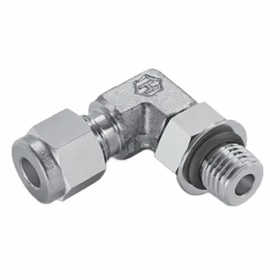 HAM-LET Let-Lok Double-Ferrule Stainless Steel Fitting: 1 in OD - Double-Ferrule Stainless Steel Fittings