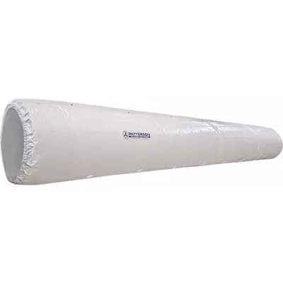 PATTERSON Fabric Duct: For 14 in Duct Dia, 60 ft Overall Lg, Fabric Diffuser, Polypropylene