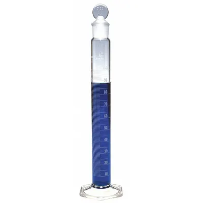 KIMBLE Graduated Cylinder: 500 mL, A, To Contain (TC) - Class A Glass Graduated Cylinders