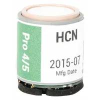 Replacement sensor for the Ventis Pro5 multi-gas detector, designed to detect hydrogen cyanide gas. Measurement range of 0 to 30 ppm. Suitable for use in industrial environments where hydrogen cyanide may be present, such as chemical processing and refining operations