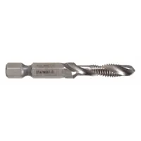 GREENLEE Drill, Tap, Countersink: M6x1 Metric, 2 1/2 in Overall Lg (MPN DTAPM6C)