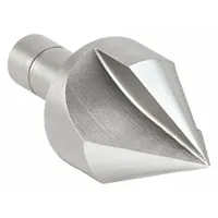 This KEO countersink features a 60° included angle and three-flute design for smooth cutting and reduced chatter. Made from high-speed steel with a 1 1/4 in body diameter, it is used for creating conical recesses for flathead screws or deburring holes in metal, plastic, or wood