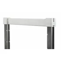 This post connector is a shelving accessory for use with CAMBRO Elements Xtra shelving systems. It connects vertical posts to provide structural stability in commercial storage applications. Color: Speckled Gray. Dimensions: 48 in height, 21 in depth, 60 in length