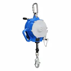 Mounted self-retracting lifeline with 30 ft Technora lifeline and sealed housing. Rated ANSI Class 1 (2021) and SRL-R, with 420 lb capacity. Equipped with RFID and overhead-only carabiner anchorage. Suitable for fall arrest in industrial environments where a sealed unit is required.