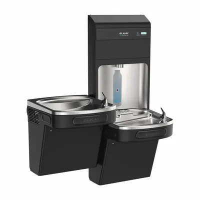 ELKAY LZSTL8WSBPRO-UV On-Wall Two-Level Drinking Fountain with - On-Wall Two-Level Drinking Fountains with Bottle Fillers
