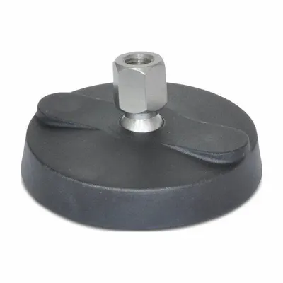 JW WINCO Swivel Female Leveling Mount, 5/8"-11, 5,000 lbf, Glass Filled Nylon - Swivel Female Leveling Mounts