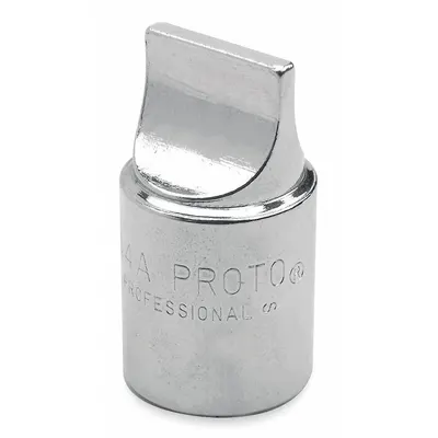 PROTO Socket Bit: 1/2 in Drive Size, Slotted Tip, 3/4 in Tip Size, 1 5/8 in Overall Lg - Slotted Drag Link Bit Sockets