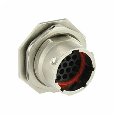 SOURIAU Trim Trio UTO 14 Jam Nut Receptacle - Trim Trio UTO Harsh Environment Circular Connectors