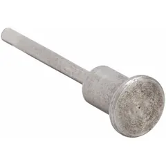 Steel stop pin for B stud welding systems, accommodating stud lengths from 1/4 in to 1 1/4 in. Used to precisely position and secure studs during welding in industrial fabrication and assembly applications.