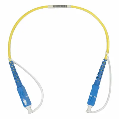 FLUKE NETWORKS Test Reference Cord: Test Reference Cable, SRC-9-SCSC-0.3M, Single-Mode - Fiber Optic Test Cables