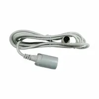 This foot actuator is constructed of gray vinyl and is designed for use with healthcare beds, enabling hands-free adjustment of bed position. It is compatible with Drive Medial equipment and replaces manufacturer part number P703