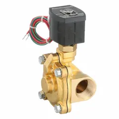2-way/2-position normally open solenoid valve with 1 in pipe size and 120V AC operation. Explosion-proof and watertight construction suits on/off control of liquids or gases in hazardous or wet industrial environments.