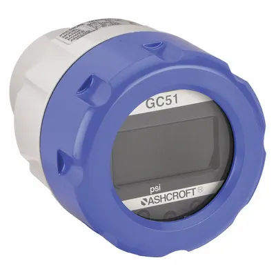ASHCROFT Indicating Transmitter: 0 psi to 300 psi, 4 to 20 mA, Screw Terminals, 1/4 in Female NPT - Digital Pressure Transmitters with Conduit Connection