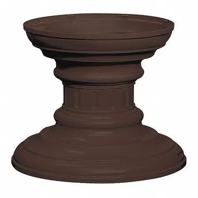 SALSBURY INDUSTRIES Pedestal: Aluminum, Powder Coated, Bolt Mounted - Mailbox Pedestals
