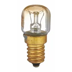Replacement lamp for Whirlpool ovens, providing interior illumination during cooking and cleaning cycles. Designed as a genuine OEM part for specific oven models.