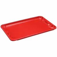 MOLDED FIBERGLASS Lid: 20 1/2 in x 12 7/8 in, Red, Fiberglass, 2TU17/2TU18/4TH04 (MPN 7804185280)