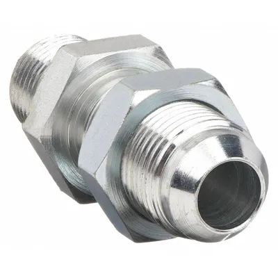 AEROQUIP Hydraulic Hose Adapter: 1/2 in x 5/8 in Fitting Size, Male x Male, NPTF x JIC - NPTF-to-JIC Steel Hydraulic Hose Adapters