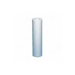 Melt-blown water filter cartridge with polyolefin media for particulate removal. Rated at 160 micron and 400 gpm flow rate. 10-inch overall height. Sold in a 30-pack. Suitable for high-flow industrial pre-filtration applications.