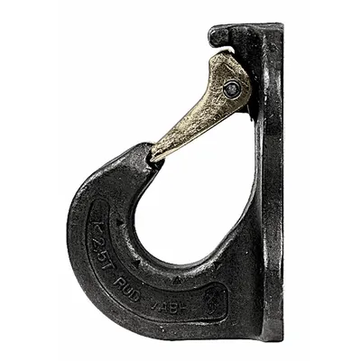 RUD CHAIN Excavator Hook: 14,770 lb Working Load Limit, 100 Hook Grade, Steel - Weld-On Excavator Hooks for Lifting