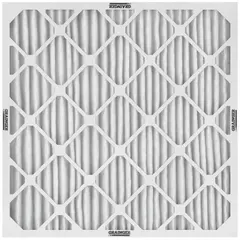 MERV 9 Pleated Air Filter, Synthetic Media, Beverage Board Frame