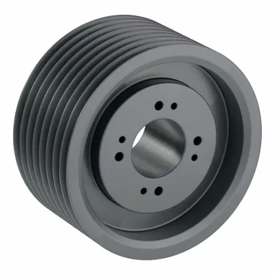 OEM Bushed-Bore Cast-Iron Wedge V-Belt Pulley - Bushed-Bore Cast-Iron Wedge V-Belt Pulleys