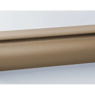 PAWLING CORP BR-600V-12-3 PVC Combined Handrail & Wall Guard, Tan, 12 ft - PVC Combined Handrail & Wall Guards