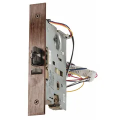 This storeroom lever lockset is designed for interior doors requiring key access from the outside and free egress from the inside. It features a bronze construction with a Dark Oxidized Satin Bronze, Oil Rubbed finish and a 98/99 Rose style. Not ADA compliant and not ligature-resistant, with no visual indicator message.
