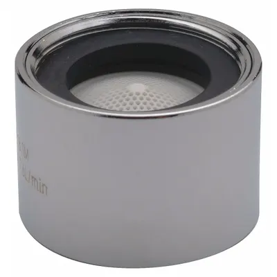ZURN P6900-20J-GN Laminar Flow Outlet, Brass, Chrome, 15/16"-27 Female - Faucet Aerators & Outlets