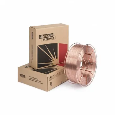 LINCOLN ELECTRIC ER100S-G MIG Welding Wire, 0.045 in, 44 lb, Steel Spool