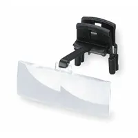 Clip-on loupe with 3X magnification, 7.75D diopter, and 5 in focal distance. Used for close-up inspection and precision work in industrial, laboratory, or quality control settings