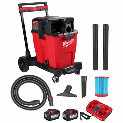 MILWAUKEE 0930-22HD 12-Gallon Bagless Shop Vacuum - Milwaukee Shop Vacuums